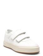 Basket Cups Velcro Lth White Calvin Klein