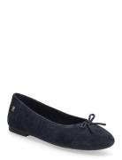 Hilfiger Suede Ballerina Navy Tommy Hilfiger