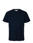 Slhadam Linen Blend Ss Tee Noos Black Selected