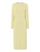 Pcflora Ls Midi Dress Jrs Noos Bc Yellow Pieces