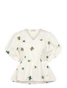 Albertine Blouse Cream A-View