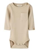 Nbmlago Ls Slim Body Lil Beige Lil'Atelier
