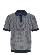 Jprblukingsley Knit Polo Ss Ln Navy Jack & J S
