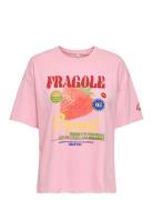 Onlbolette S/S Top Box Cc Jrs Pink ONLY