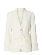 Slfellie Blazer Cream Selected