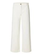 Slfwide Hotel Amour Mw Pant Cream Selected