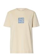 Slfrelaxed Brook Ss Hotel Amour Tee Cream Selected