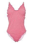 Pckia Frill Edge Swimsuit Bc Red Pieces