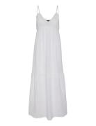 Pcastina Strap Maxi Dress Jrs Sww Bc White Pieces