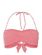 Pckia Frill Edge Bikini Top Bc Red Pieces