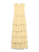 Vmserena Sl Long Frill Dress Wvn Cream Vero Moda