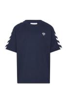 Hmljr Archive Loose T-Shirt S/S Navy Hummel