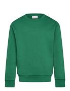 O-Neck Sweatshirt Green Enkel Studio