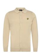 Cotton Knitted Shirt Beige Lyle & Scott