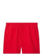 Medium Drawstring Covered Waistb Red Calvin Klein