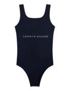 Square Neck Piece Navy Tommy Hilfiger