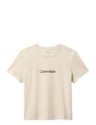 S/S T Heritage Short Set Cream Calvin Klein
