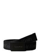 Calvin Logo Canvas Belt Black Calvin Klein