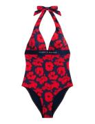 Halter Rp Op Print Red Tommy Hilfiger