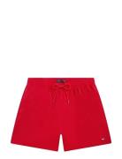 Medium Drawstring Jacquard Red Tommy Hilfiger