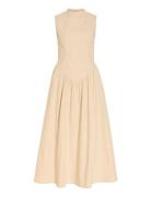 Vites S/L Turtleneck Ankle Dress/Ka Cream Vila