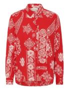 Crgianna Blouse Red Cream