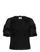 Kbfrederikke Blouse Black Karen By Simonsen