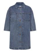 Denim Tunika With Eyelets Blue Coster Copenhagen
