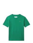 Mono Mini Badge Reg T-Shirt Green Calvin Klein