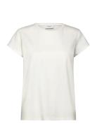 Rwnatali Capsleeve T- Shirt White Rosemunde