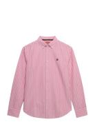 Slim Oxford Bd L,S Shirt Pink Superdry