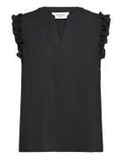 Rwelif Sl Top Black Rosemunde