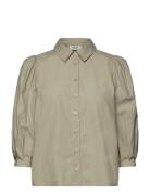 Rwmegan 3/4 Shirt Khaki Rosemunde