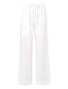 Rwesther Linen Long Trousers White Rosemunde