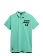 Applique Classic Fit Polo Green Superdry