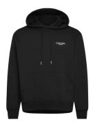 Ls Logo Back Print Hoodie Black Calvin Klein Jeans