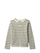 Yd Stripe L/S T-Shirt Cream Calvin Klein