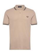 Twin Tipped Fp Shirt Beige Fred Perry