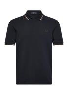 Twin Tipped Fp Shirt Navy Fred Perry