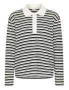 Kamiala Polo Ls T-Shirt Black Kaffe