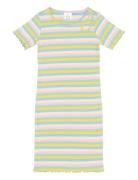 Tnstella S_S Rib Dress Patterned The New