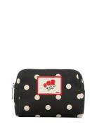 Polka Canvas Pouch Bag Black Becksöndergaard