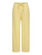 Onlita Mw Linen Look Wide Pant Tlr Yellow ONLY