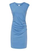 India Round-Neck Dress Blue Kaffe