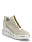 Emmy Wedge Zip Slip On Gold Michael Kors