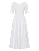 Kakirsten 1/2 Sl Dress White Kaffe