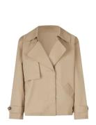 Maia Coat Beige A-View