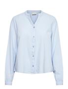 Kanaya Shirt Blue Kaffe