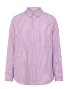 Loose Stribet Shirt Pink Coster Copenhagen