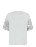 Kaselvina T-Shirt Grey Kaffe